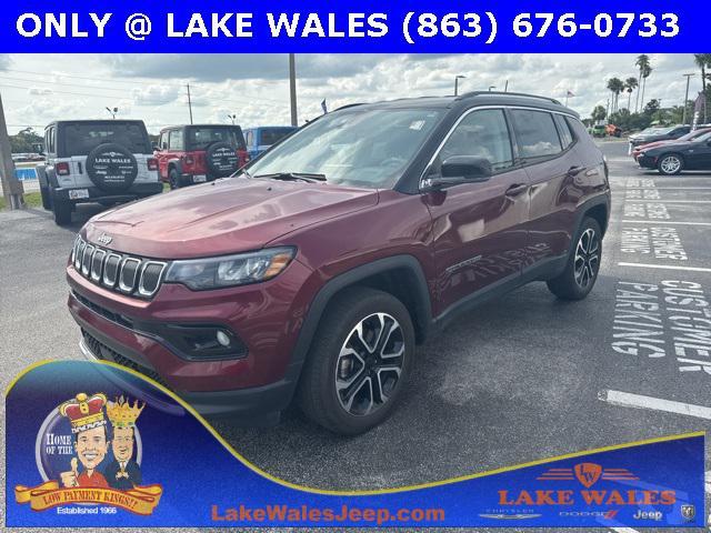used 2022 Jeep Compass car, priced at $22,642