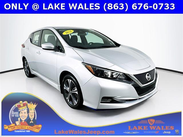 used 2021 Nissan Leaf car, priced at $16,998