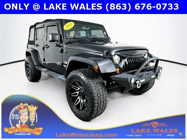 used 2013 Jeep Wrangler Unlimited car, priced at $22,252