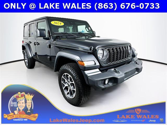 used 2024 Jeep Wrangler car, priced at $38,948