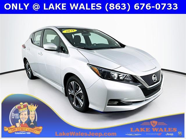 used 2021 Nissan Leaf car, priced at $16,998