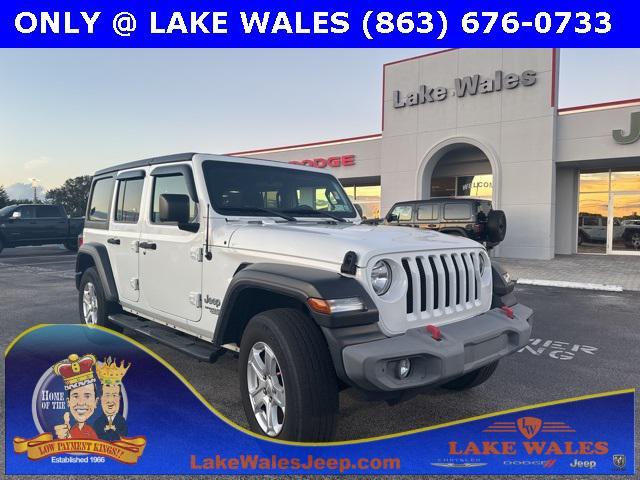 used 2020 Jeep Wrangler Unlimited car, priced at $24,221