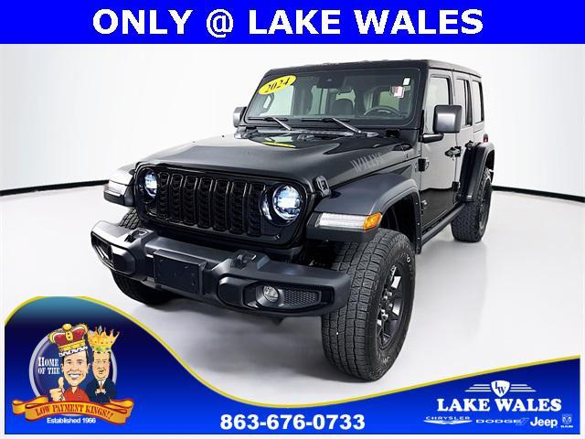 used 2024 Jeep Wrangler car, priced at $37,989