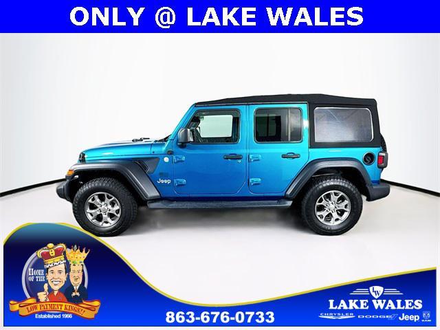 used 2020 Jeep Wrangler Unlimited car, priced at $27,888