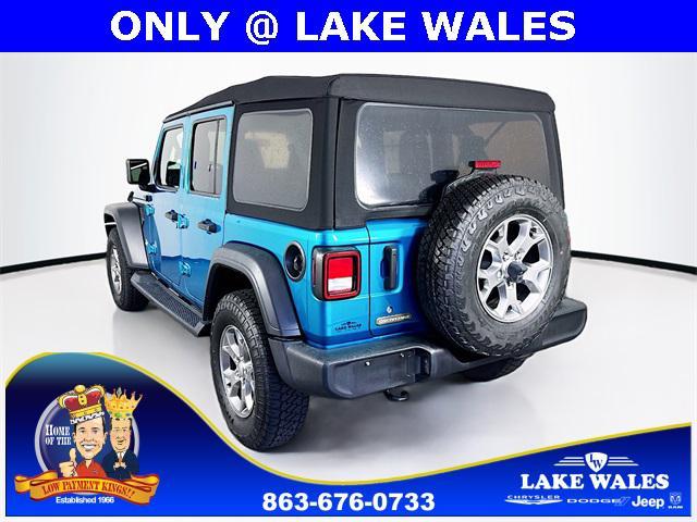 used 2020 Jeep Wrangler Unlimited car, priced at $27,888