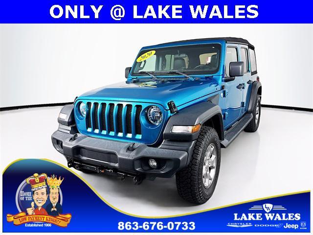 used 2020 Jeep Wrangler Unlimited car, priced at $27,888