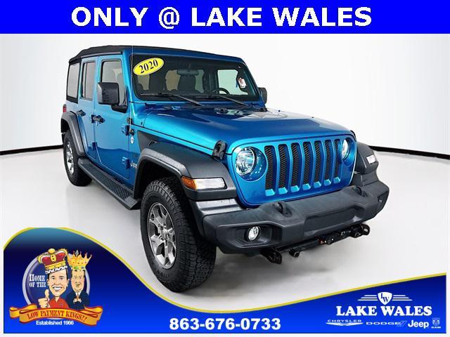 used 2020 Jeep Wrangler Unlimited car, priced at $27,888