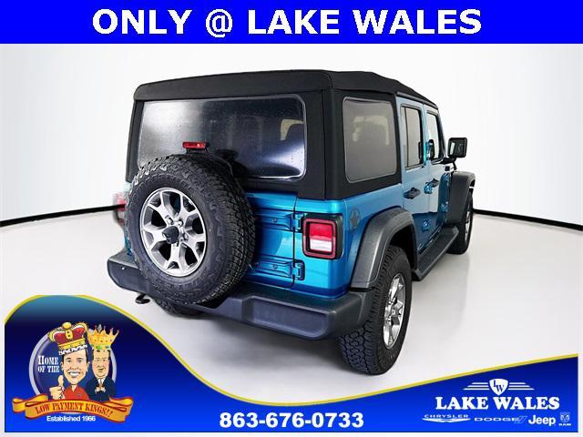 used 2020 Jeep Wrangler Unlimited car, priced at $27,888
