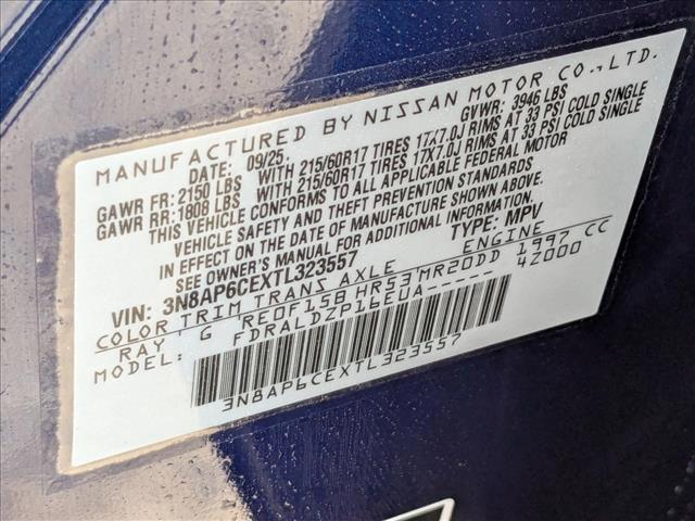 new 2026 Nissan Kicks car, priced at $25,695