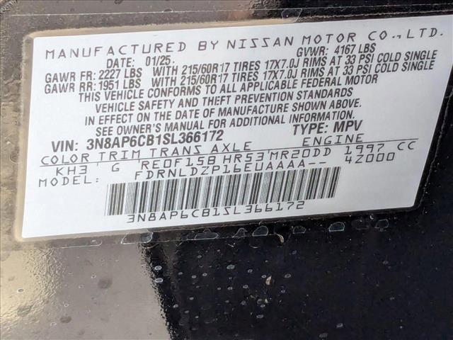 new 2025 Nissan Kicks car, priced at $27,437