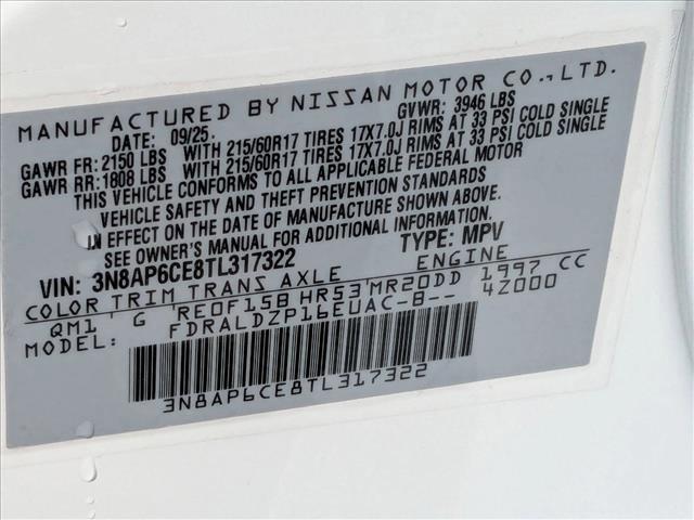 new 2026 Nissan Kicks car, priced at $26,810