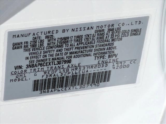 new 2026 Nissan Kicks car, priced at $25,695