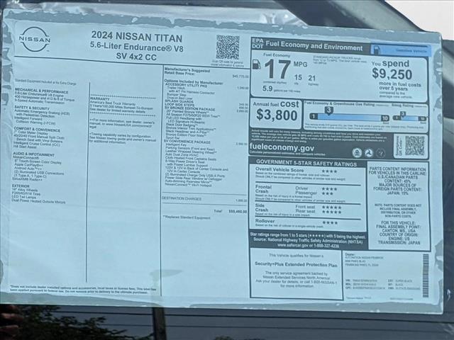 used 2024 Nissan Titan car, priced at $47,532