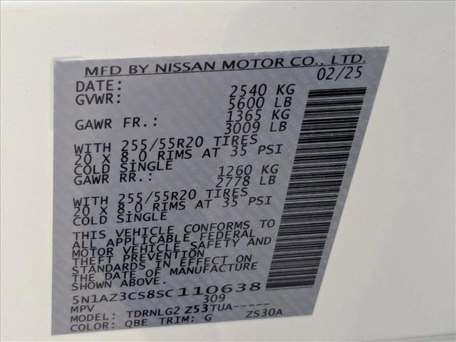 new 2025 Nissan Murano car, priced at $46,791