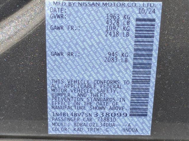 new 2025 Nissan Altima car, priced at $27,208