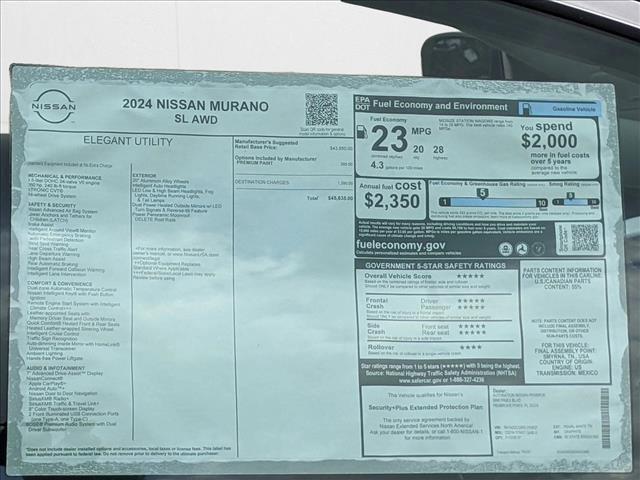 used 2024 Nissan Murano car, priced at $41,215