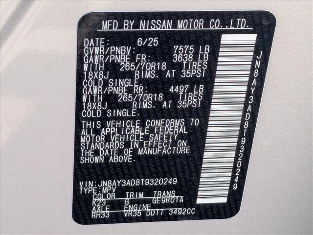 new 2026 Nissan Armada car, priced at $58,539