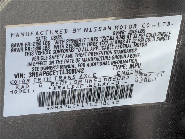 new 2026 Nissan Kicks car, priced at $27,310