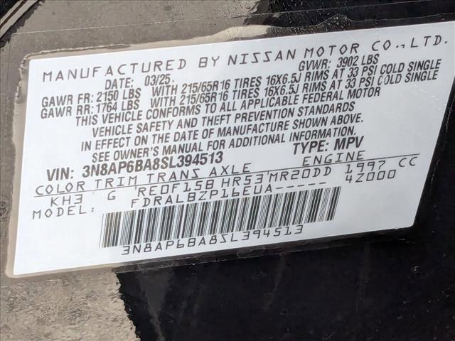 new 2025 Nissan Kicks car, priced at $23,199