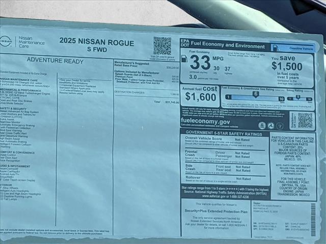 used 2025 Nissan Rogue car, priced at $27,458