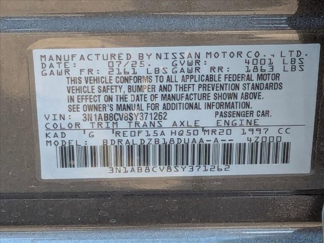 new 2025 Nissan Sentra car, priced at $22,912