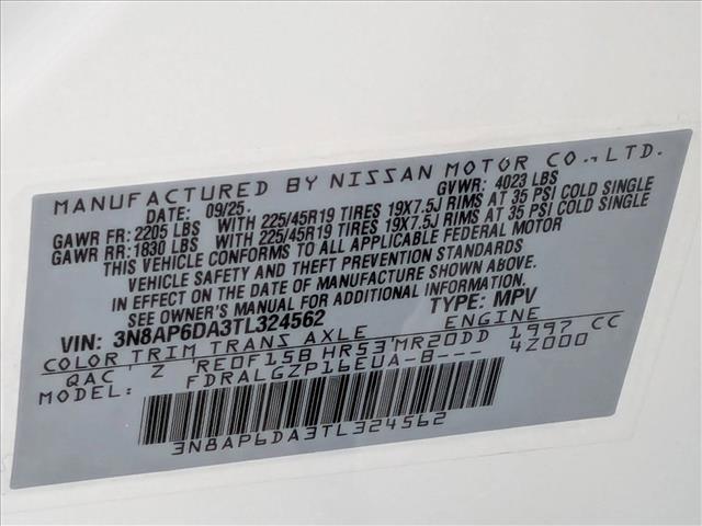 new 2026 Nissan Kicks car, priced at $28,740