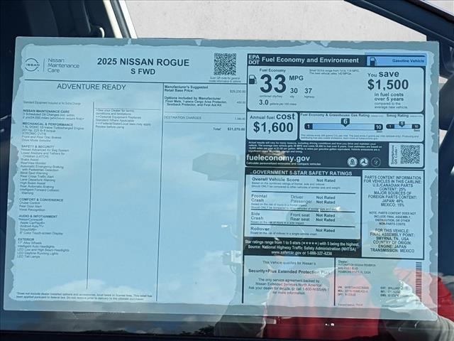 used 2025 Nissan Rogue car, priced at $26,859