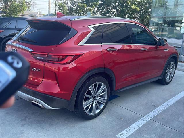 used 2022 INFINITI QX50 car, priced at $29,980