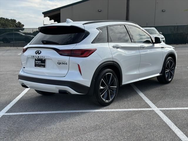 new 2025 INFINITI QX50 car, priced at $52,545