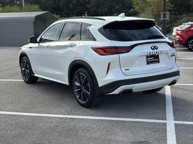 new 2025 INFINITI QX50 car, priced at $52,545