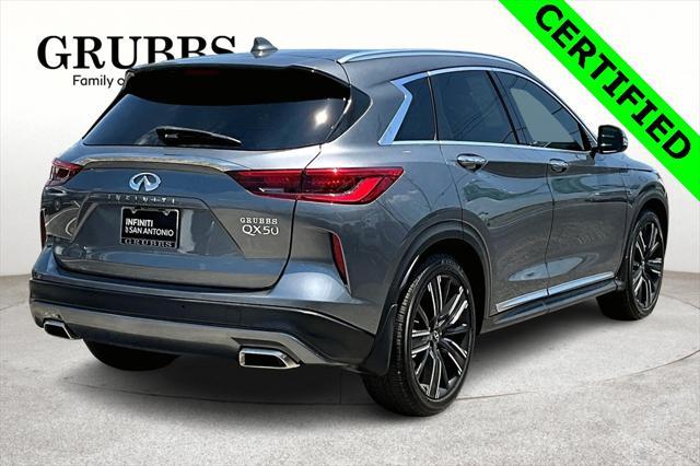 used 2021 INFINITI QX50 car, priced at $25,284