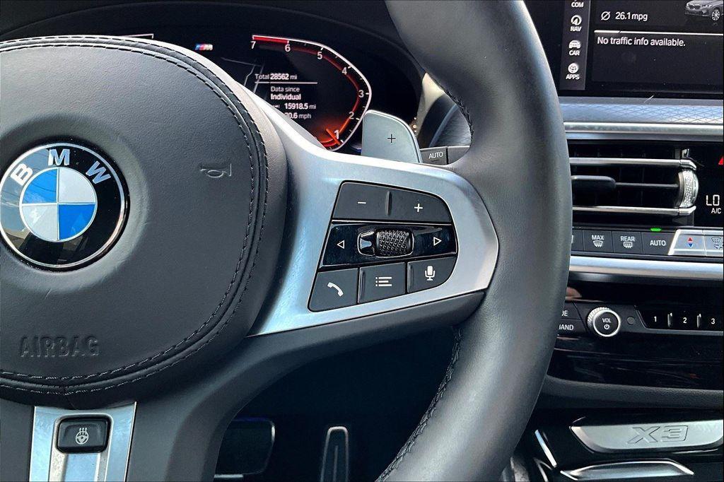 used 2024 BMW X3 car, priced at $34,700