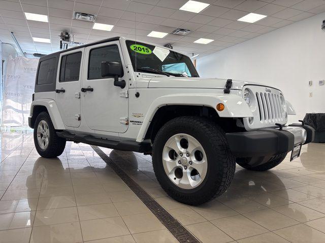 used 2015 Jeep Wrangler Unlimited car, priced at $13,994