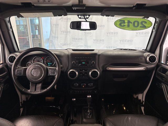 used 2015 Jeep Wrangler Unlimited car, priced at $13,994