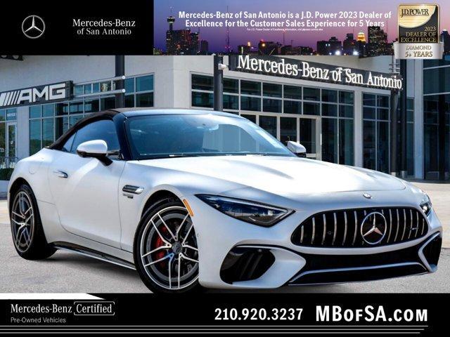 used 2023 Mercedes-Benz AMG SL 55 car, priced at $121,960