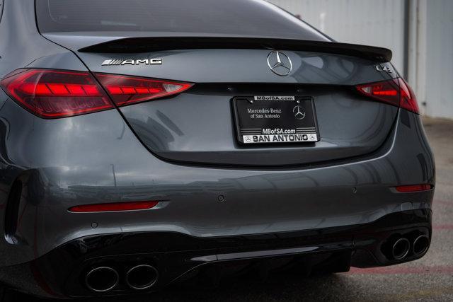 new 2025 Mercedes-Benz AMG C 43 car, priced at $73,365