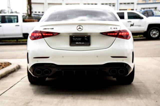 new 2025 Mercedes-Benz AMG C 43 car, priced at $74,830