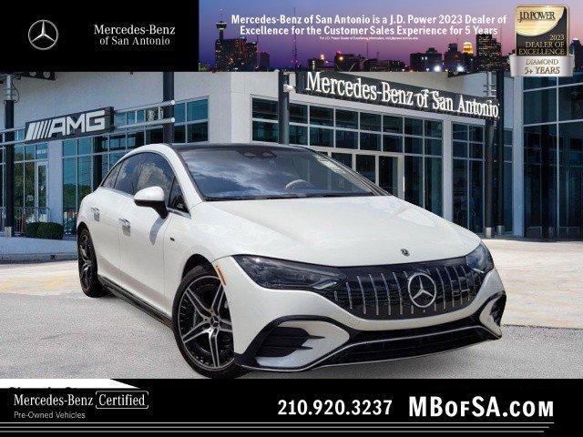 used 2023 Mercedes-Benz AMG EQE car, priced at $113,590
