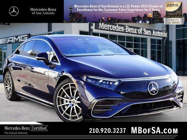 used 2022 Mercedes-Benz EQS 580 car, priced at $104,988