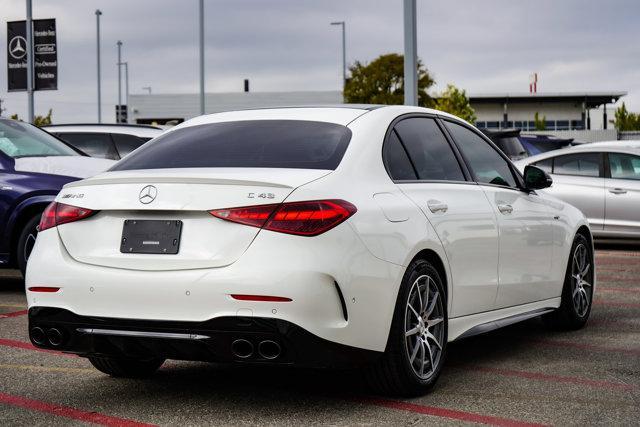 new 2025 Mercedes-Benz AMG C 43 car, priced at $71,625