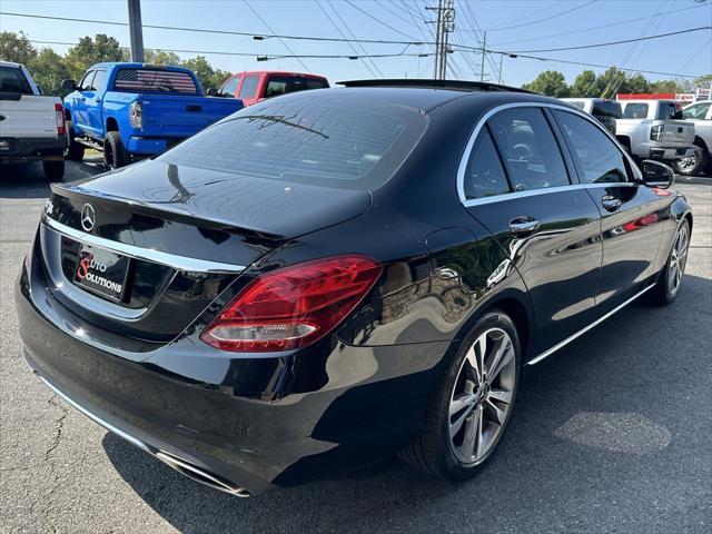 used 2018 Mercedes-Benz C-Class car, priced at $17,253