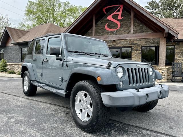 used 2014 Jeep Wrangler Unlimited car, priced at $18,550