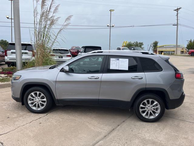 used 2021 Jeep Cherokee car, priced at $17,100