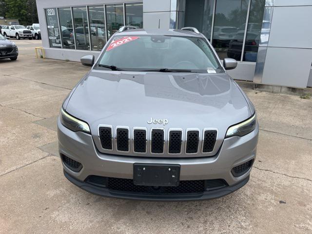 used 2021 Jeep Cherokee car, priced at $17,100