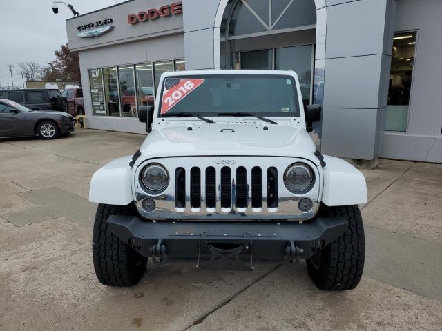 used 2016 Jeep Wrangler Unlimited car, priced at $23,515