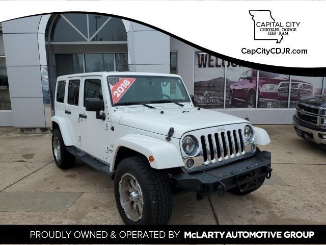 used 2016 Jeep Wrangler Unlimited car, priced at $23,891