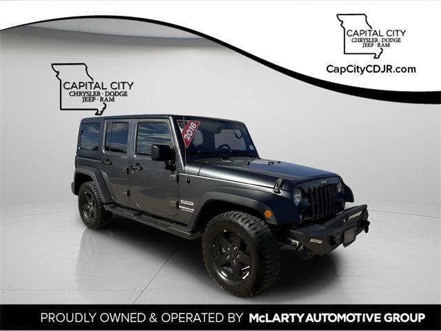used 2016 Jeep Wrangler Unlimited car, priced at $18,116
