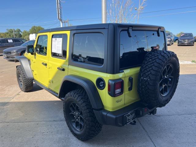 used 2024 Jeep Wrangler car, priced at $39,999