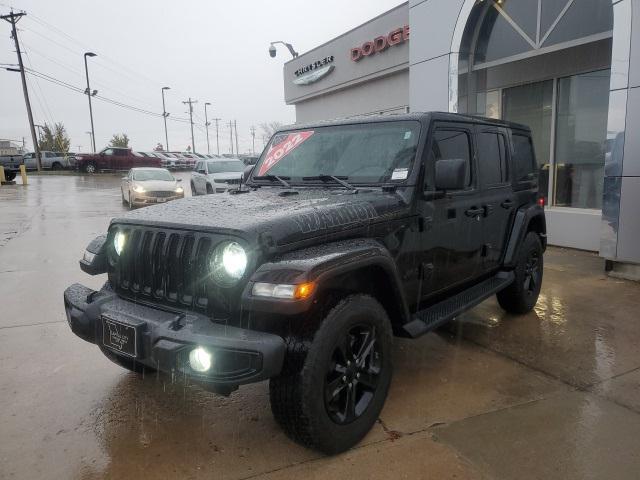 used 2022 Jeep Wrangler Unlimited car, priced at $36,500