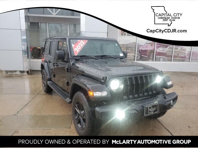 used 2022 Jeep Wrangler Unlimited car, priced at $36,500